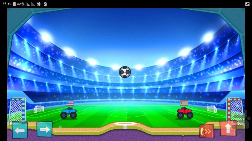 Monster Truck Soccer - Gameplay image of android game