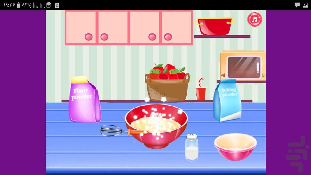Vincy Cooking Rainbow Birthday Cake - Gameplay image of android game