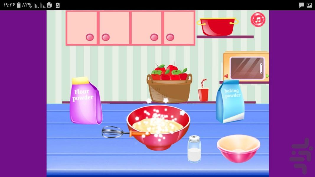 بازی آشپزی و پختن کیک پرنسس وینسی - Gameplay image of android game