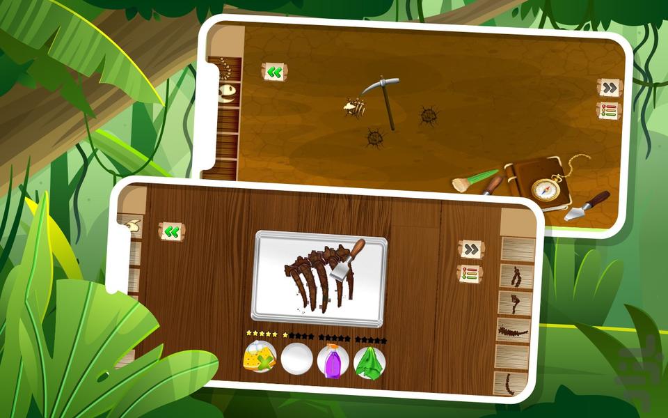 دنیای کارتون دایناسورها - Gameplay image of android game