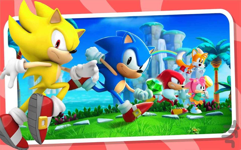 دنیای بازی و کارتون سونیک - Gameplay image of android game