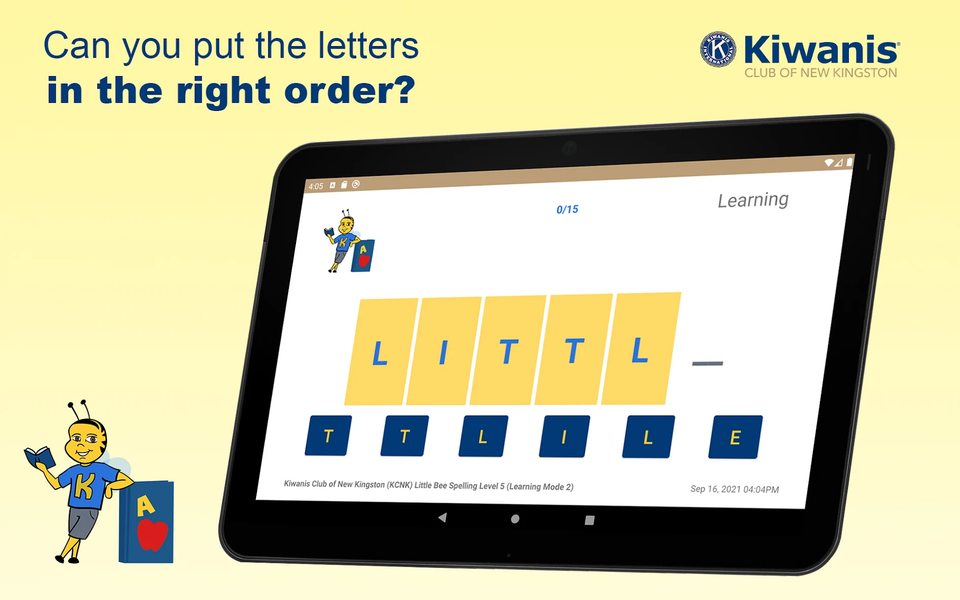 Little Bee Learn Spelling KCNK - عکس بازی موبایلی اندروید