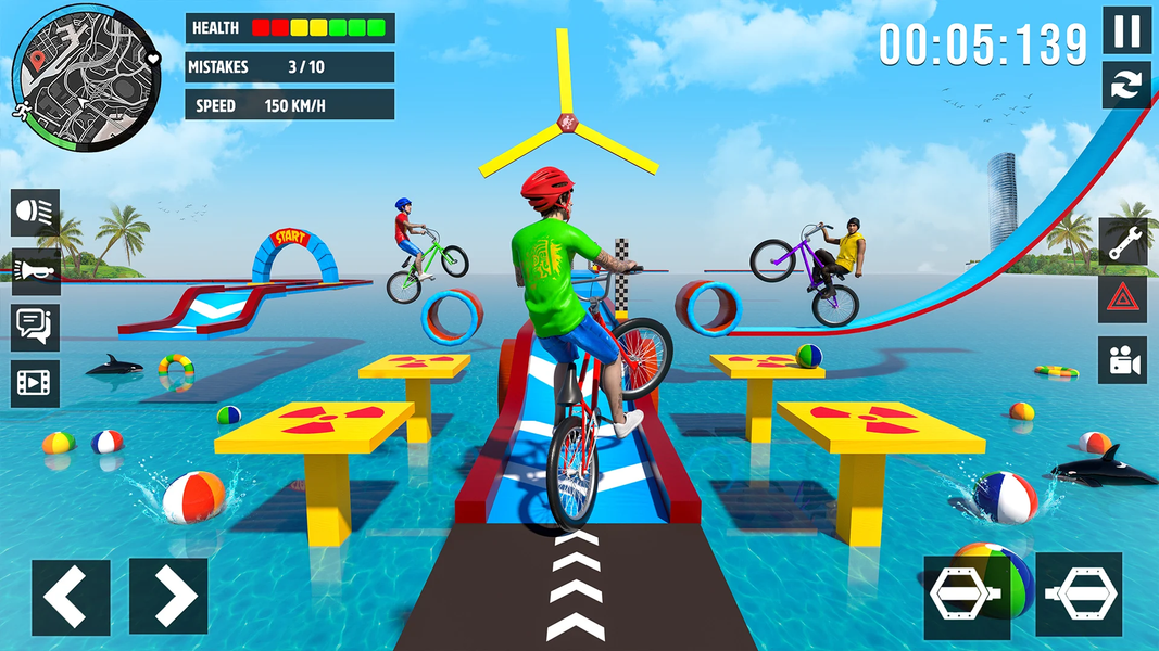 BMX Cycle Race Cycle Stunt - Image screenshot of android app