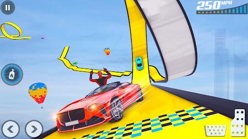 Superhero MegaRamp GT Car Game - Gameplay image of android game