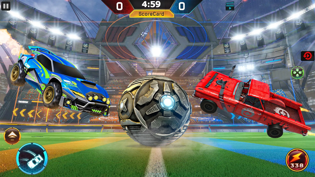 Rocket Car Soccer League Games - Gameplay image of android game