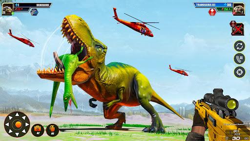 Dinosaur Hunting Sniper Hunter - Gameplay image of android game