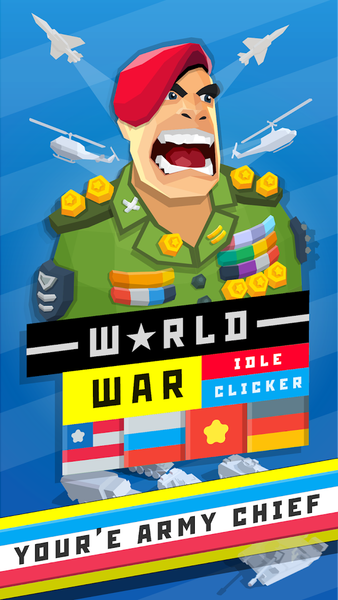 World war: idle clicker - عکس بازی موبایلی اندروید