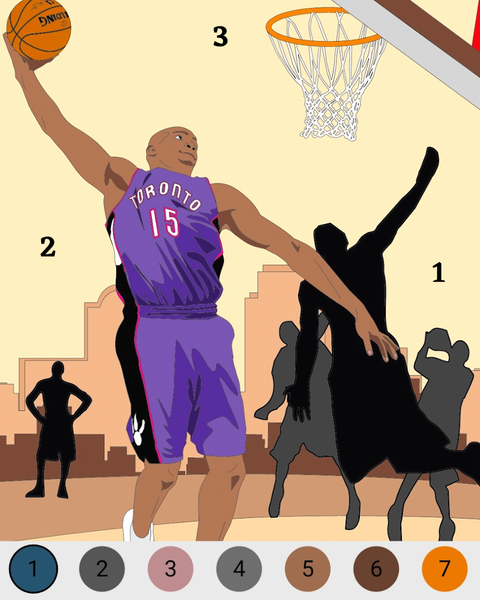 Color, Pixel, Basketball - عکس برنامه موبایلی اندروید