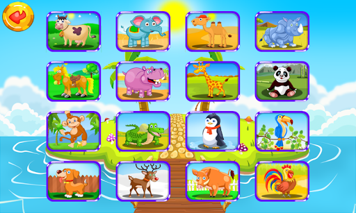 Animals puzzles for kids - عکس بازی موبایلی اندروید
