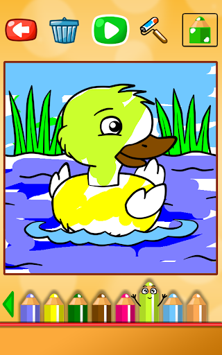 Coloring pages for kids- live - عکس بازی موبایلی اندروید