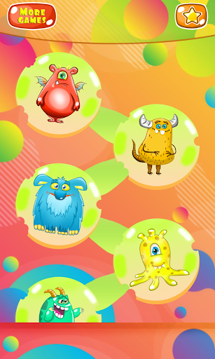 Puzzles for kids - monsters - عکس برنامه موبایلی اندروید