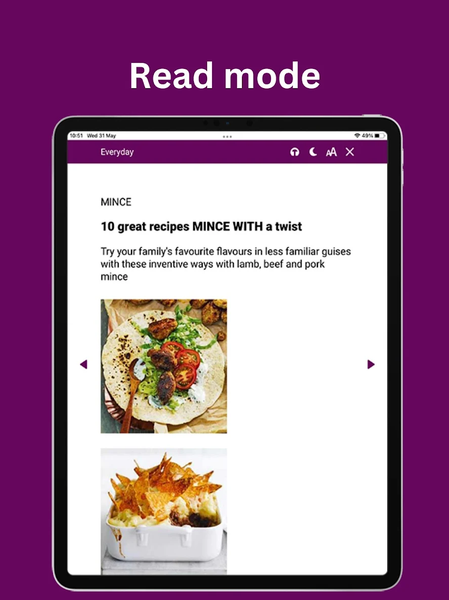Easy Cook Magazine - Image screenshot of android app