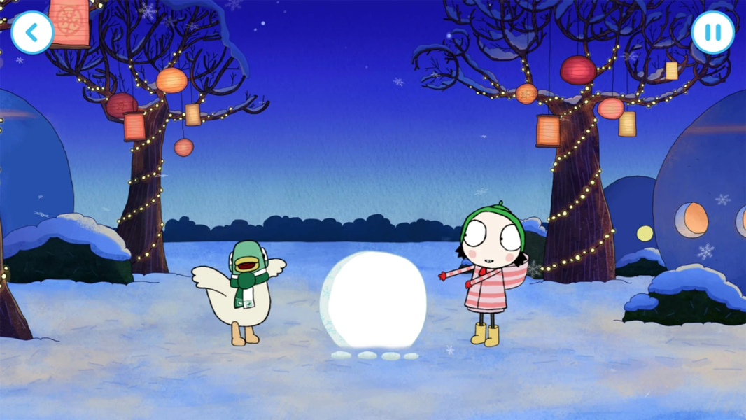 Sarah & Duck: Build a Snowman - عکس برنامه موبایلی اندروید