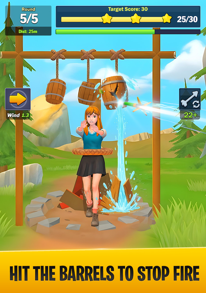 Aim Master: Sharp Archery Game - عکس بازی موبایلی اندروید