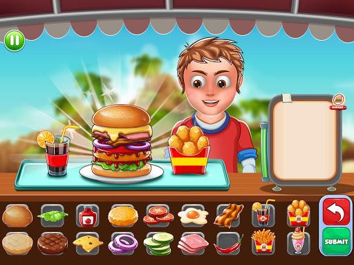 Burger Maker Fast Food Cooking - Image screenshot of android app