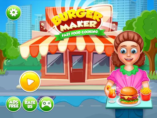 Burger Maker Fast Food Cooking - Image screenshot of android app