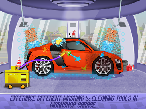 Kids Sports Car Wash Garage - عکس بازی موبایلی اندروید
