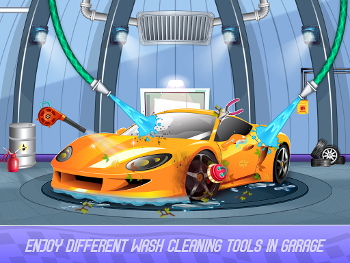 Kids Sports Car Wash Garage - عکس بازی موبایلی اندروید