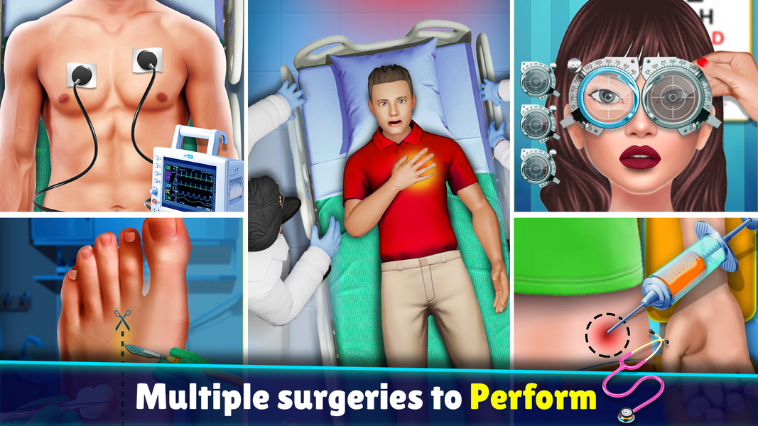 Doctor Surgeon Simulator Games - عکس بازی موبایلی اندروید
