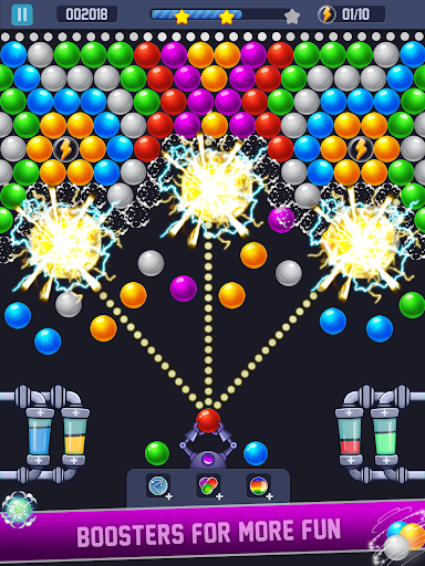 Bubble Shooter Burst Star Game - Gameplay image of android game