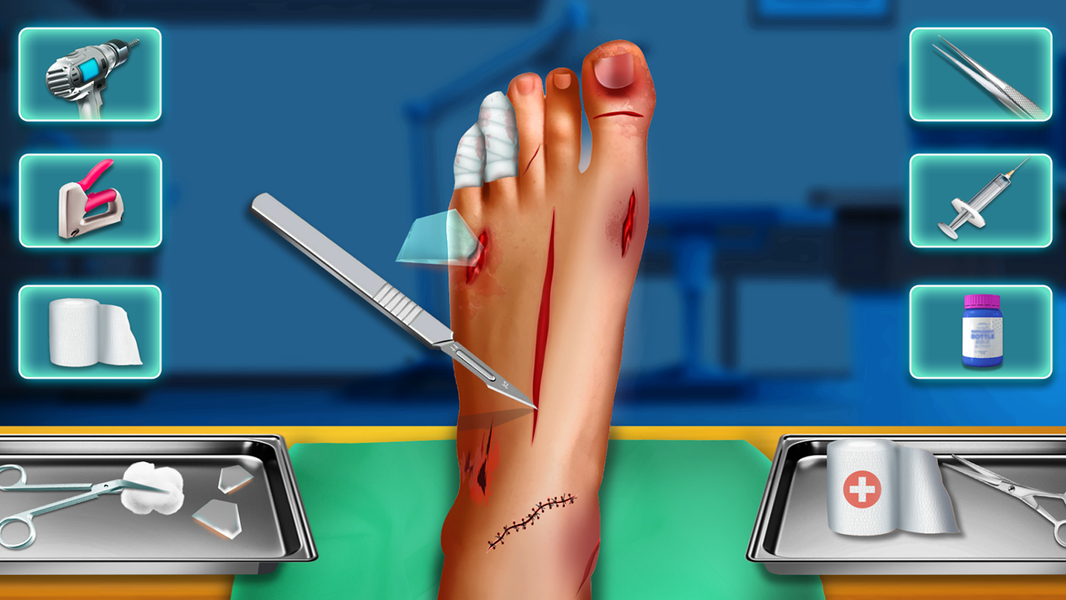 Foot Care: Offline Doctor Game - Gameplay image of android game