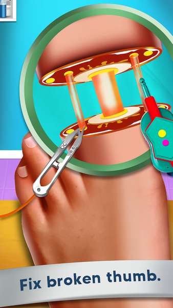 Foot Care: Offline Doctor Game - Gameplay image of android game