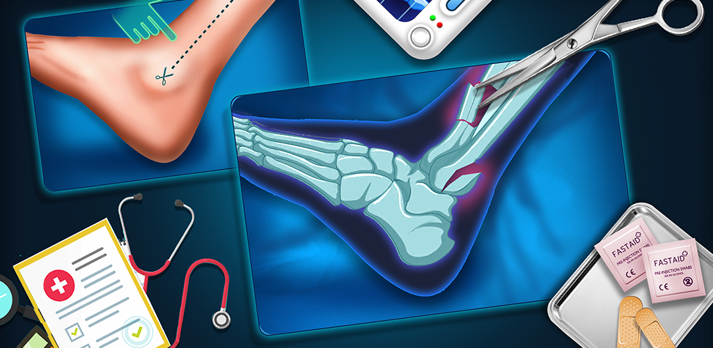 Foot Care: Offline Doctor Game - Gameplay image of android game
