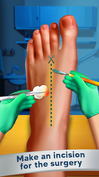 Foot Care: Offline Doctor Game - Gameplay image of android game