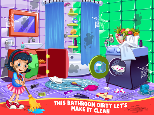 Messy House Cleaning: Girl Cleanup Game - Image screenshot of android app