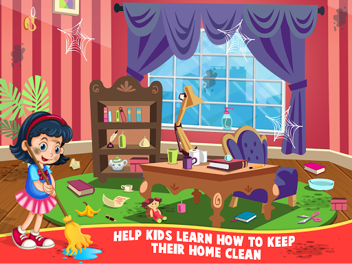 Messy House Cleaning: Girl Cleanup Game - Image screenshot of android app