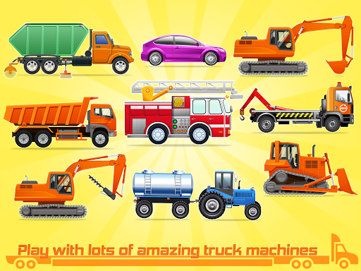 Kids Truck Game Road Adventure - Gameplay image of android game