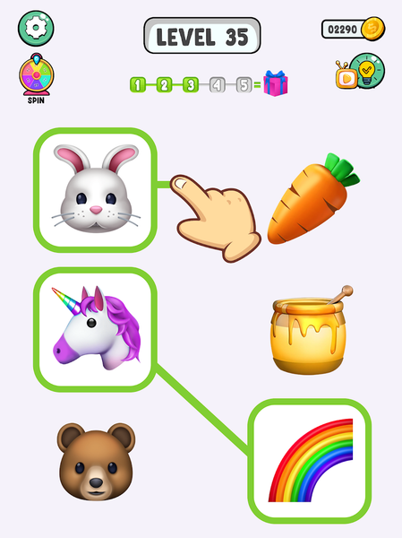 Emoji Match Emoji Puzzle Game - Gameplay image of android game
