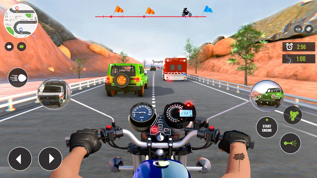 Bike Racing Game Bike Games 3d - Gameplay image of android game