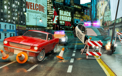NYC City Crime Cops Gang Wars - Gameplay image of android game