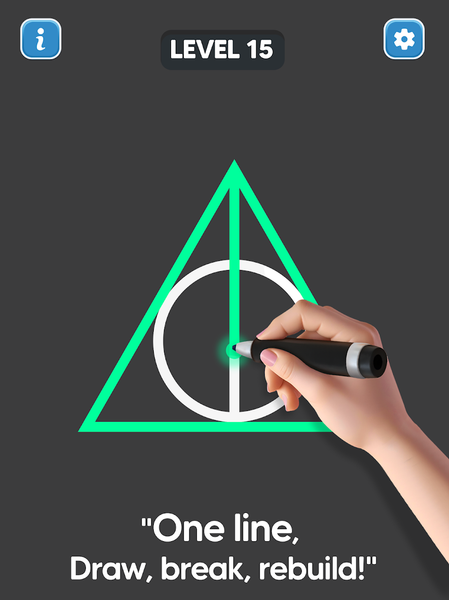 Line Drawing: No Lift Puzzle - Gameplay image of android game