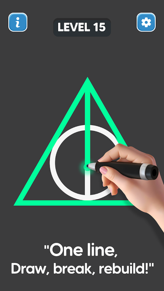 Line Drawing: No Lift Puzzle - Gameplay image of android game