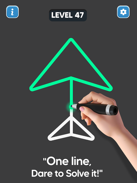Line Drawing: No Lift Puzzle - Gameplay image of android game