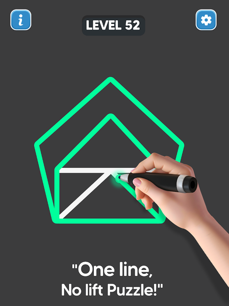 Line Drawing: No Lift Puzzle - Gameplay image of android game