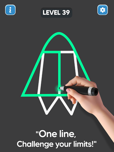 Line Drawing: No Lift Puzzle - Gameplay image of android game