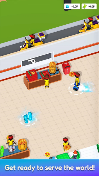 Pizza Restaurant - Idle Games - Gameplay image of android game