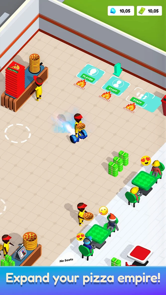 Pizza Restaurant - Idle Games - Gameplay image of android game