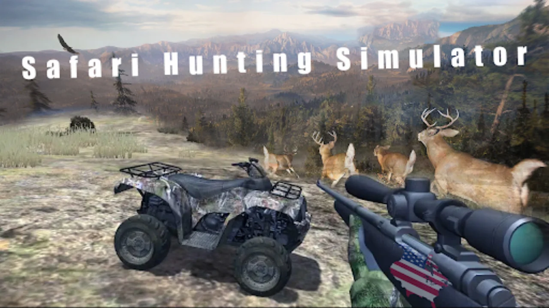 Deer Jungle Hunting Sniper - Gameplay image of android game