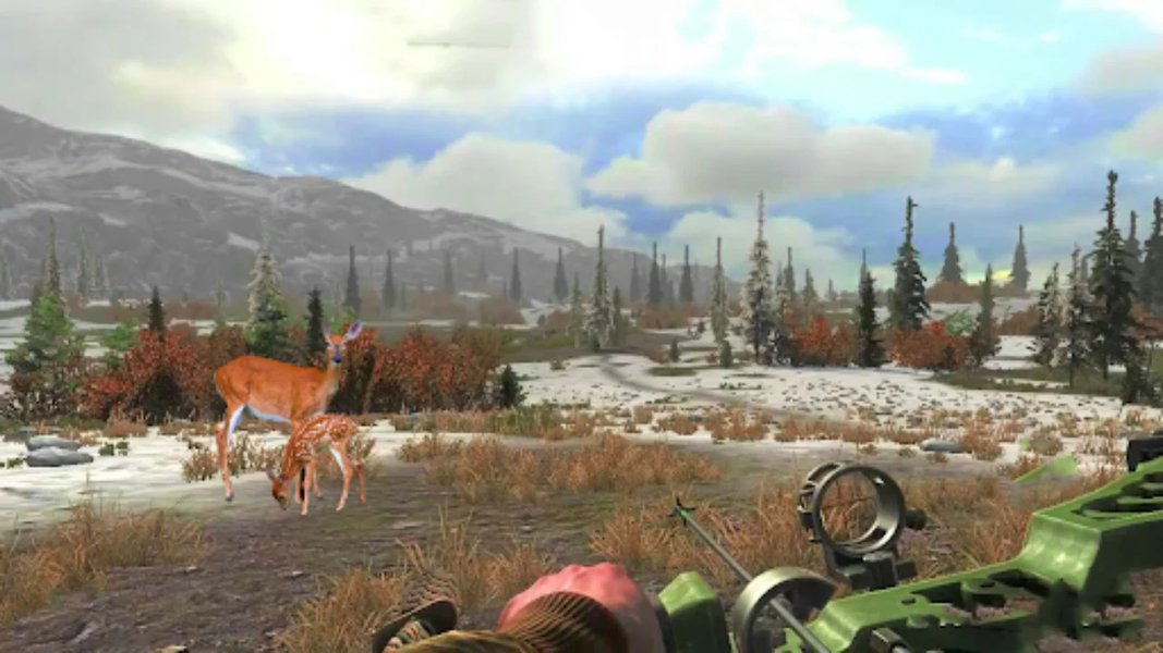 Deer Jungle Hunting Sniper - Gameplay image of android game