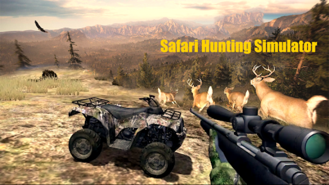 Deer Jungle Hunting Sniper - Gameplay image of android game