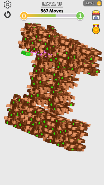 U Shape Puzzle - عکس برنامه موبایلی اندروید