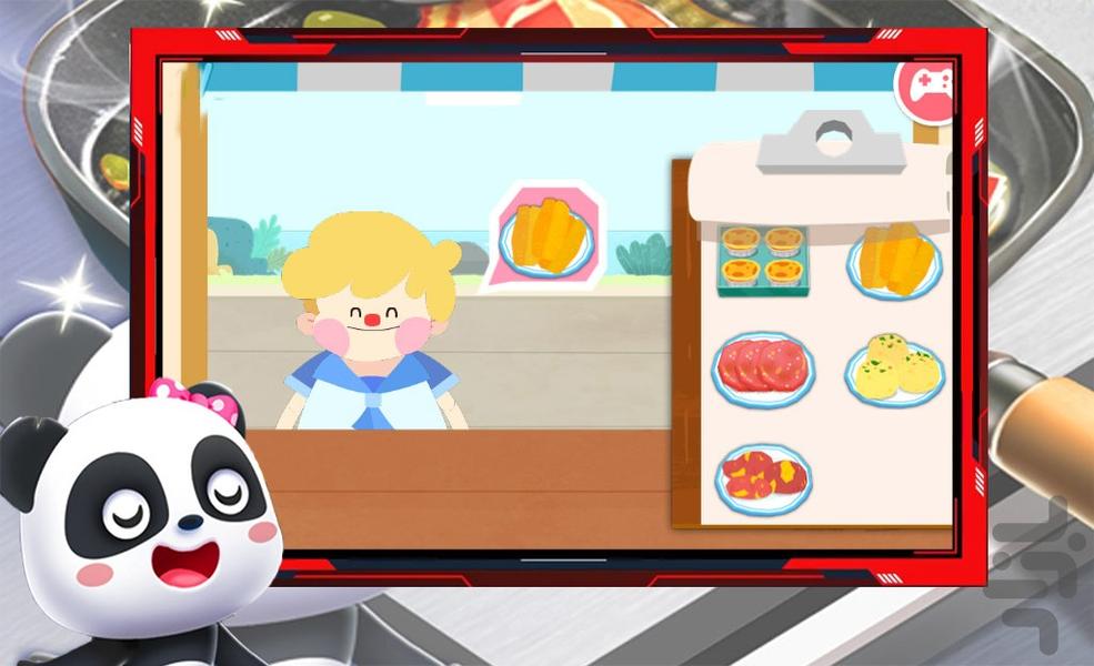 بازی صبحانه با بچه پاندا - Gameplay image of android game