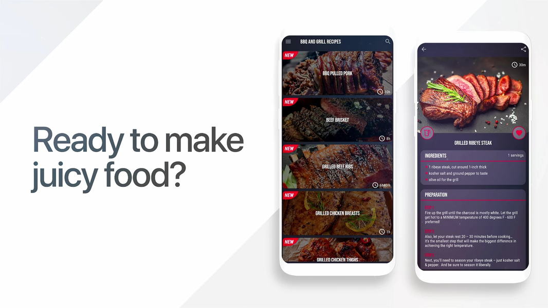 BBQ Grill Recipes - Image screenshot of android app