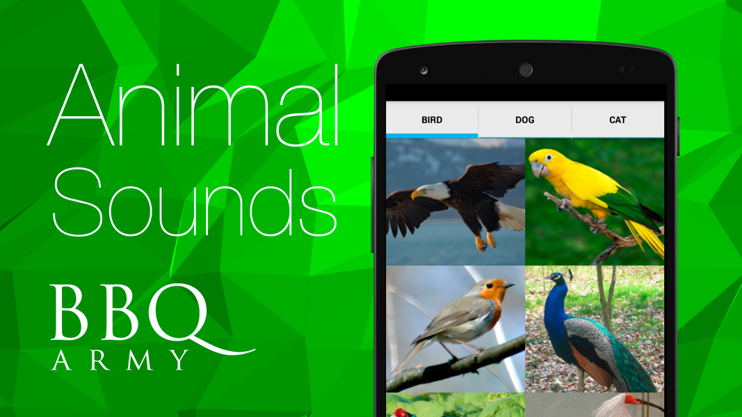 Animal Sounds (Bird,Dog,Cat) - Image screenshot of android app