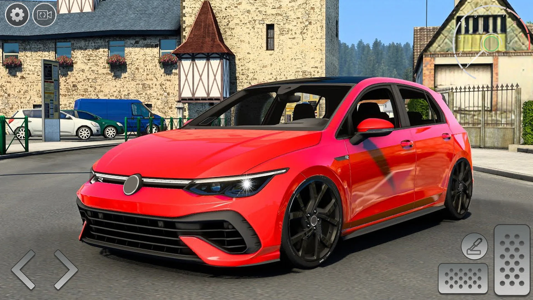 Golf GTI Car Parking Games - Gameplay image of android game