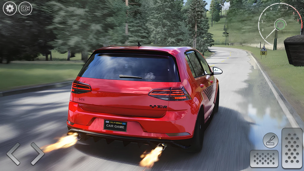 Golf GTI Car Parking Games - Gameplay image of android game